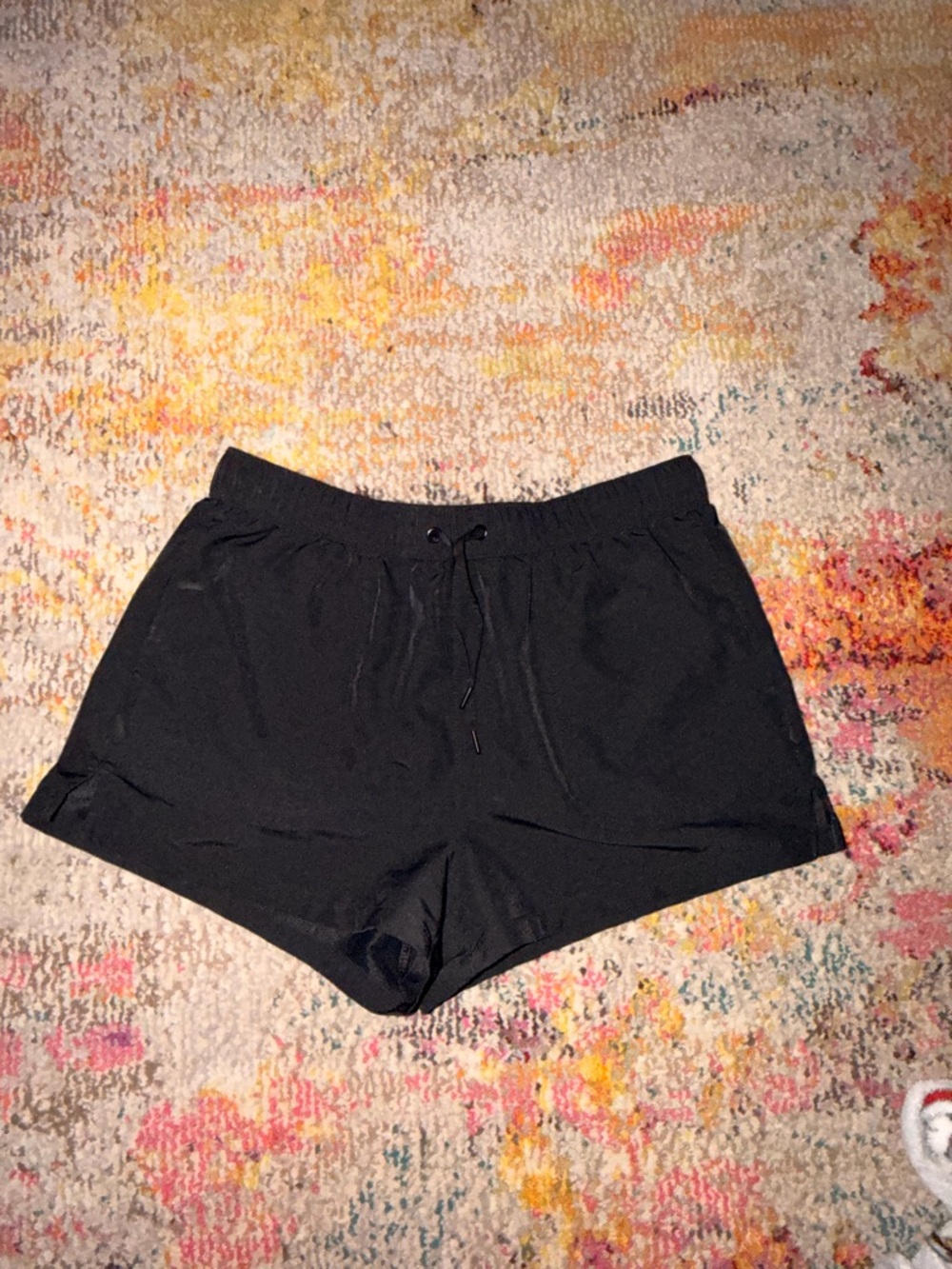 Yogalicious Black Athletic Drawstring Shorts